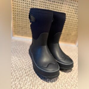 Bogs Kids Black Waterproof Boots